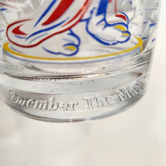 Walt Disney World Remember The Magic 25th Anniversary McDonalds Glass Cup - Picture 3 of 5